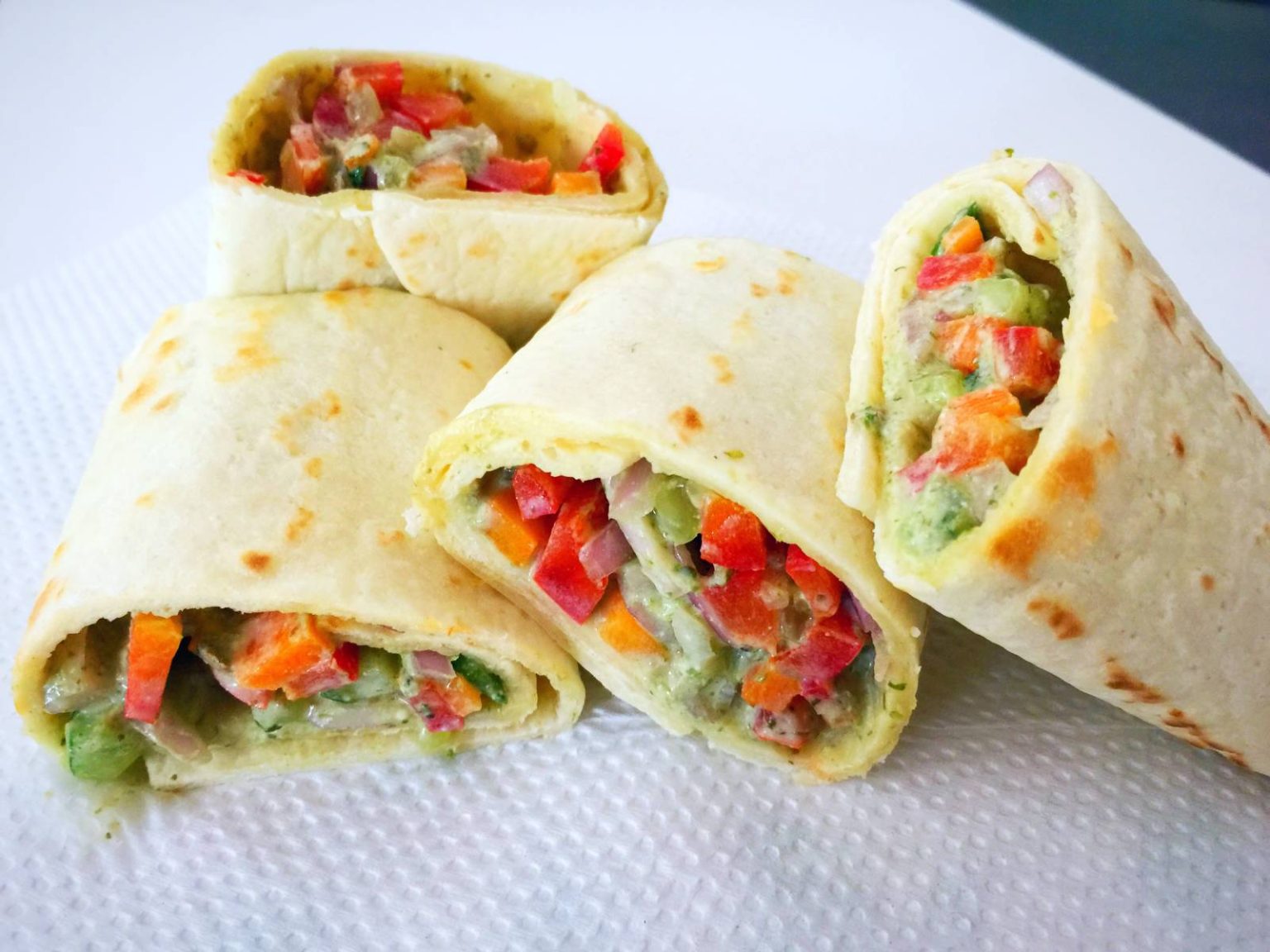CRUNCHY TORTILLA VEG WRAP