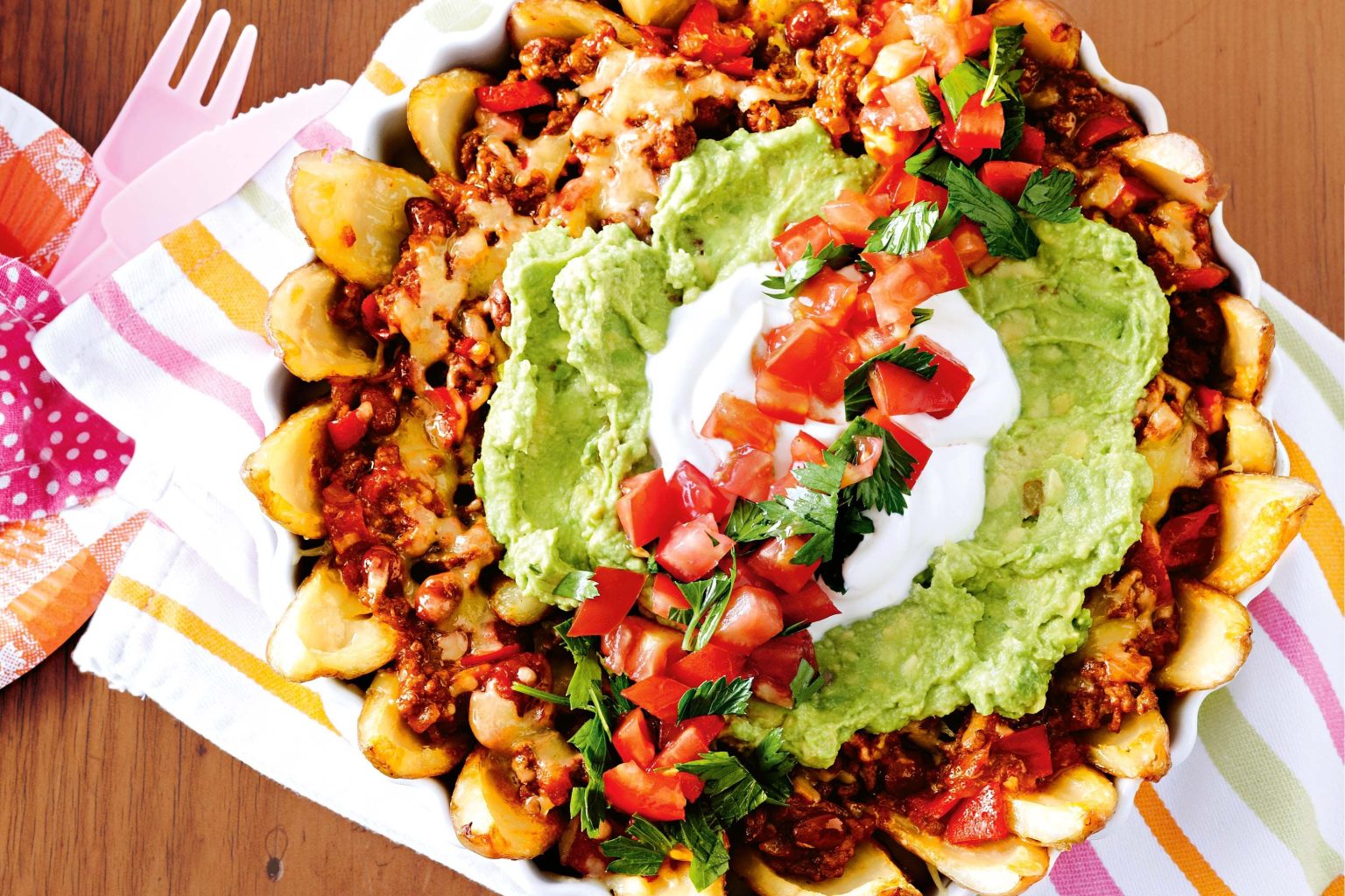 CRISPY CRACKLING NACHOS